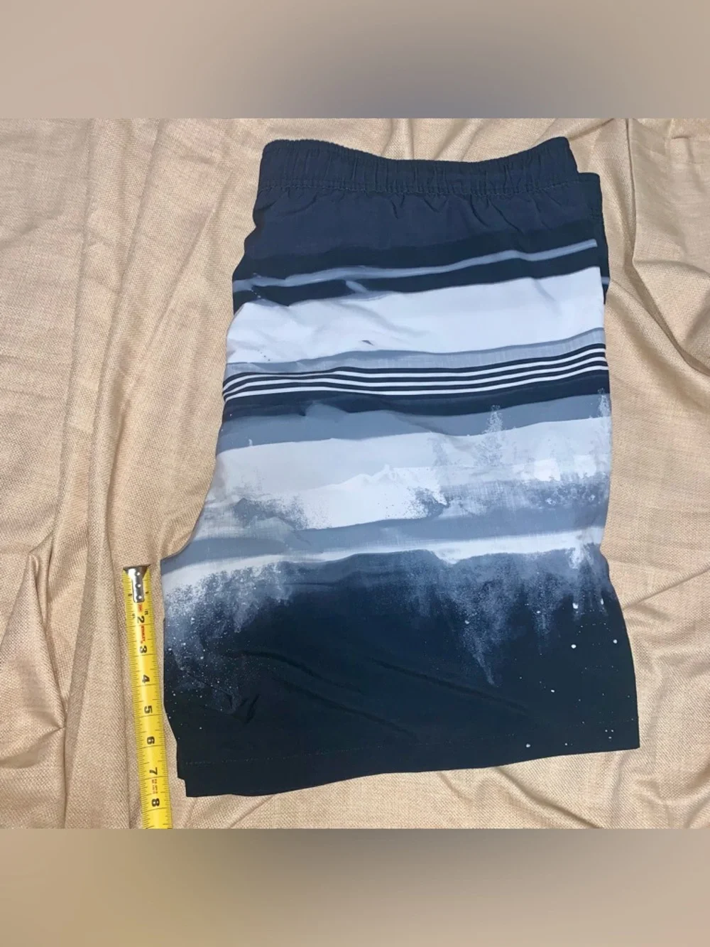 🏄‍♂️Sonoma Men’s 3XB Blue Gray Board Shorts Swim Trunks EUC